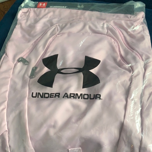 Under Armour Sackpack in pink fog - Picture 1 of 5